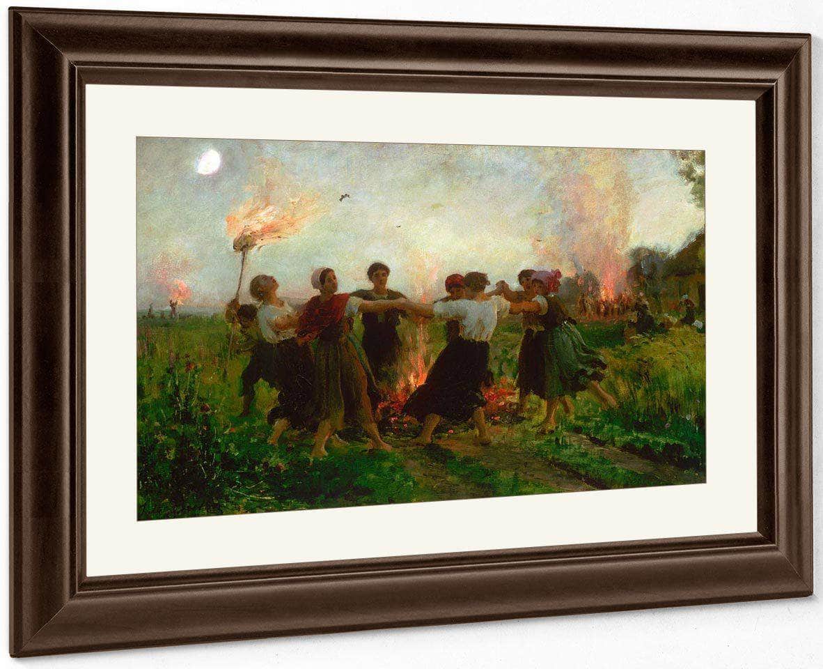 Fete Saint Jean By  Breton, Jules Fine Art Print