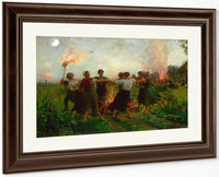 Fete Saint Jean By  Breton, Jules Fine Art Print