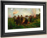 Fete Saint Jean By  Breton, Jules Fine Art Print