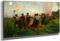 Fete Saint Jean By  Breton, Jules Fine Art Print