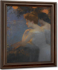 Fete Venitienne By Enjolras Delphin Fine Art Print