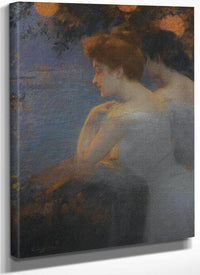 Fete Venitienne By Enjolras Delphin Fine Art Print