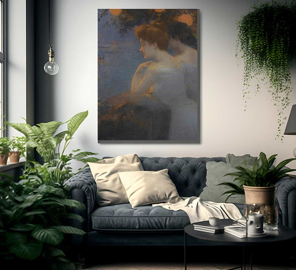 Fete Venitienne By Enjolras Delphin Fine Art Print