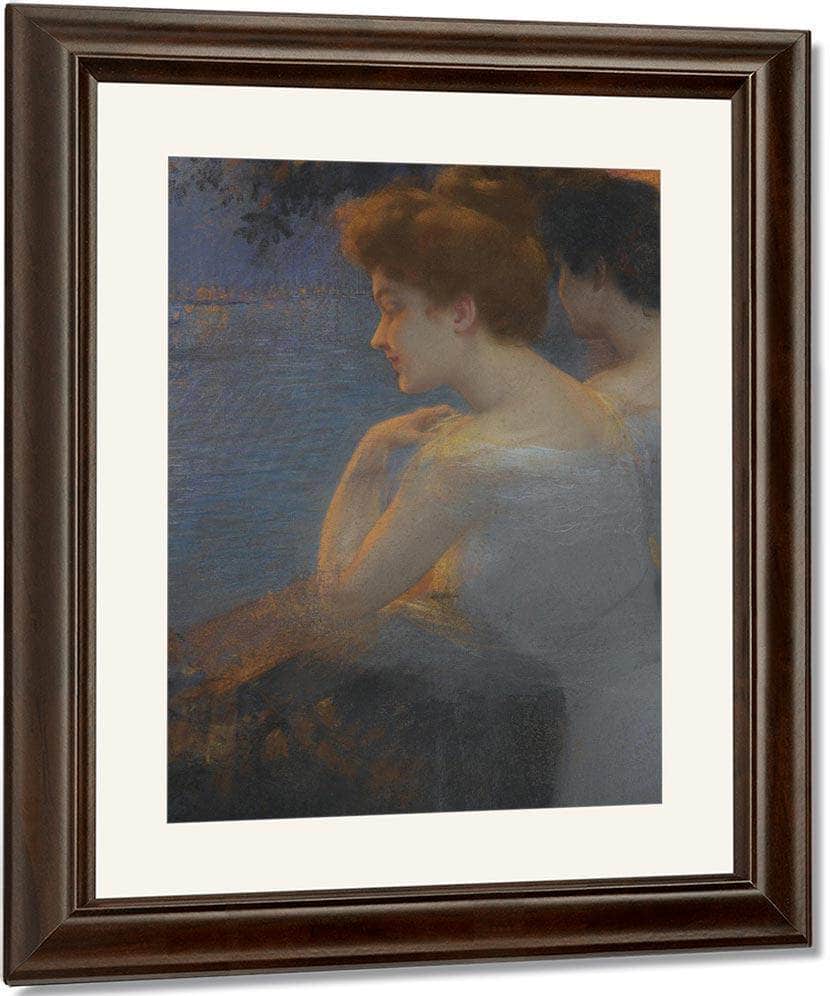 Fete Venitienne By Enjolras Delphin Fine Art Print