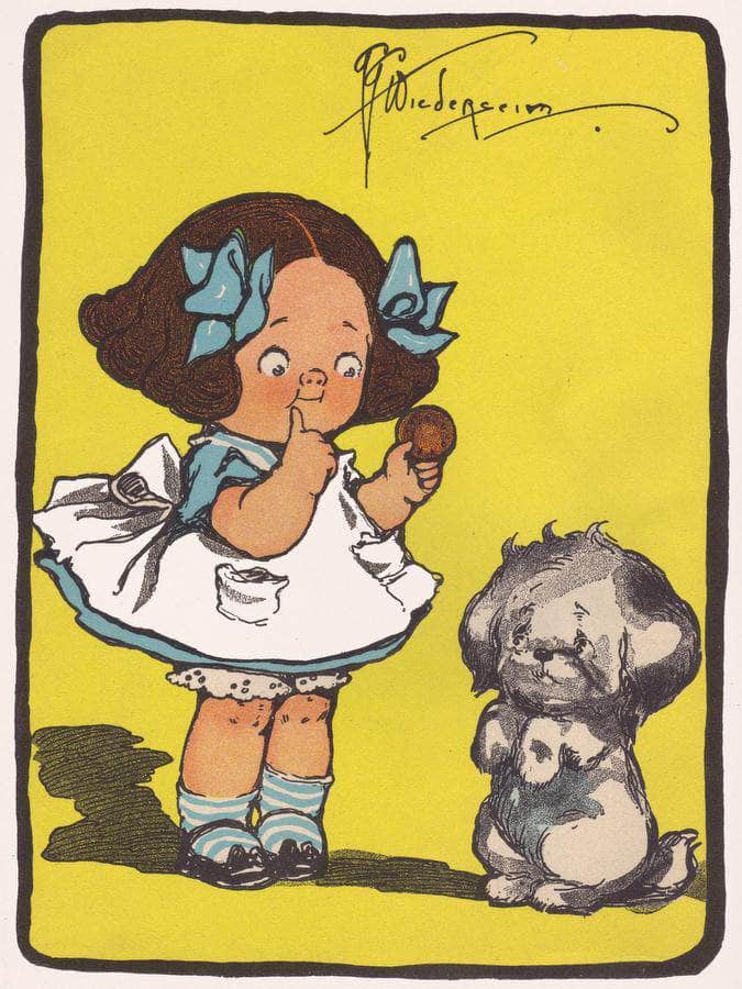 Fido By Grace G Drayton Fine Art Print