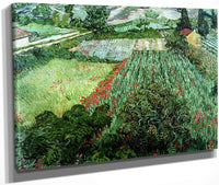 Field With Poppies By Vincent Van Gogh Fine Art Print