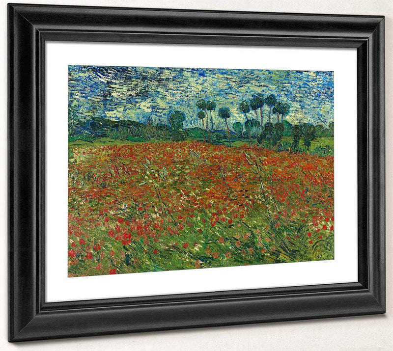Field With Poppies  Poppy Field By Vincent Van Gogh Fine Art Print