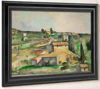 Fields At Bellevue By Cezanne Paul Fine Art Print