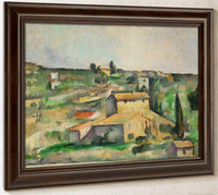 Fields At Bellevue By Cezanne Paul Fine Art Print