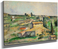 Fields At Bellevue By Cezanne Paul Fine Art Print