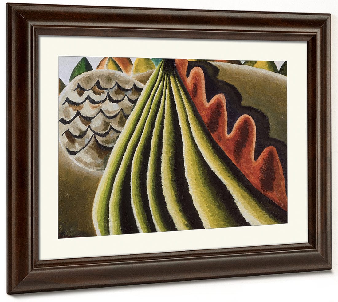 Fields Of Grain As Seen From Train By Arthur Dove Fine Art Print