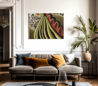 Fields Of Grain As Seen From Train By Arthur Dove Fine Art Print