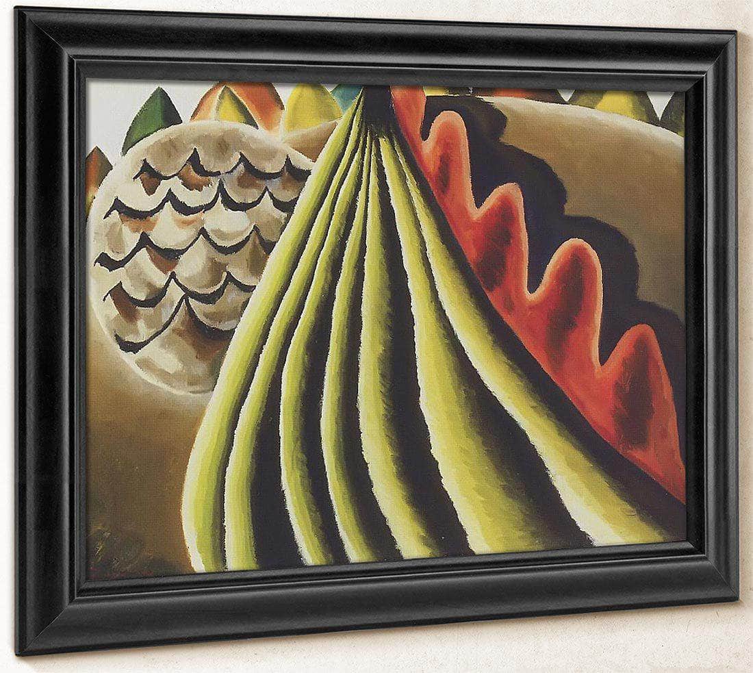 Fields Of Grain As Seen From Trian By Arthur Dove Fine Art Print