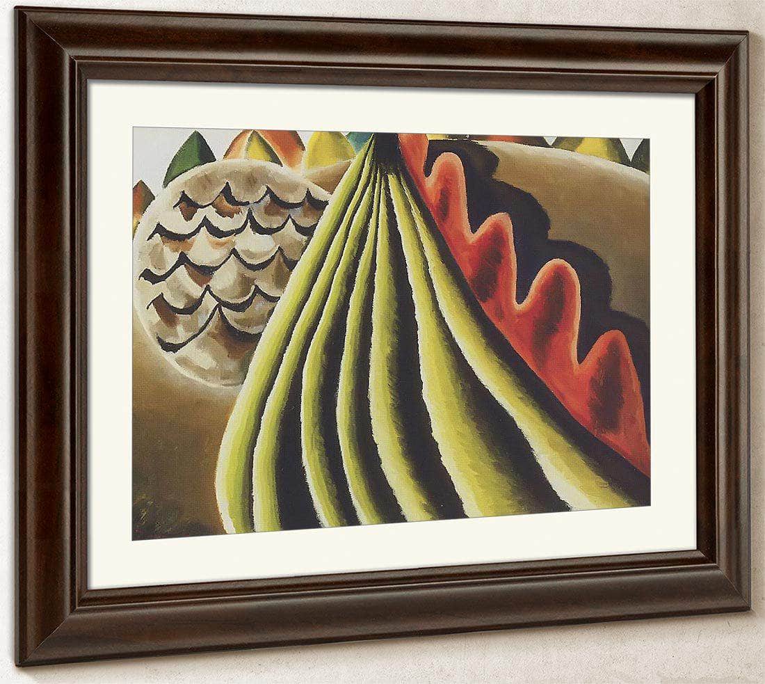 Fields Of Grain As Seen From Trian By Arthur Dove Fine Art Print