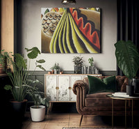 Fields Of Grain As Seen From Trian By Arthur Dove Fine Art Print