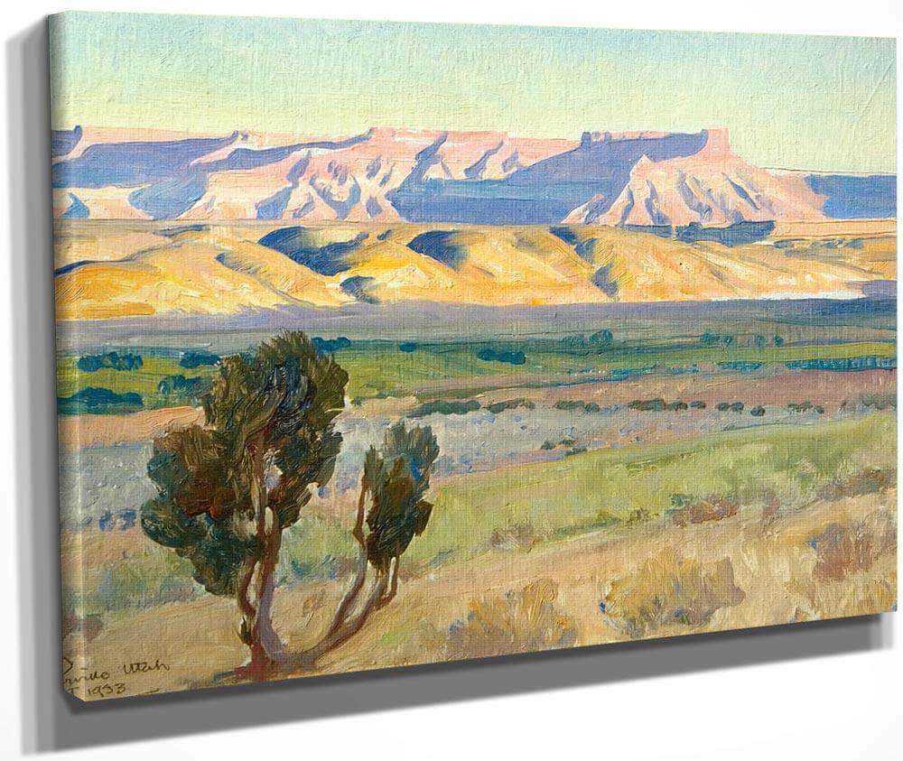 Fields Of Toquerville By Maynard Dixon Fine Art Print