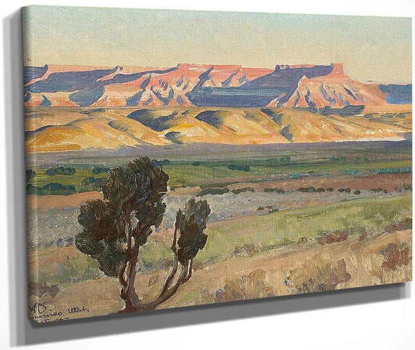 Fields Of Toquerville Utah By Maynard Dixon Fine Art Print