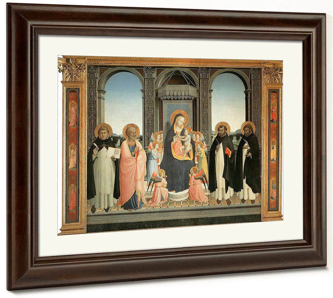 Fiesole Altarpiece 1425 By Fra Angelico Fine Art Print