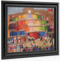 Fiesta Of The Foot Races By Dorothy Brett Fine Art Print