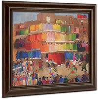 Fiesta Of The Foot Races By Dorothy Brett Fine Art Print