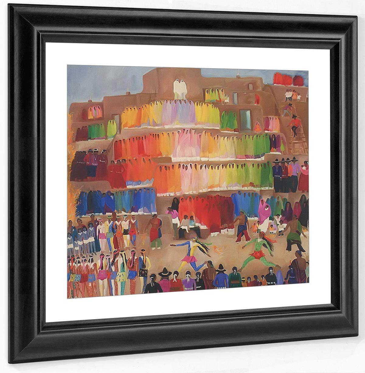 Fiesta Of The Foot Races By Dorothy Brett Fine Art Print