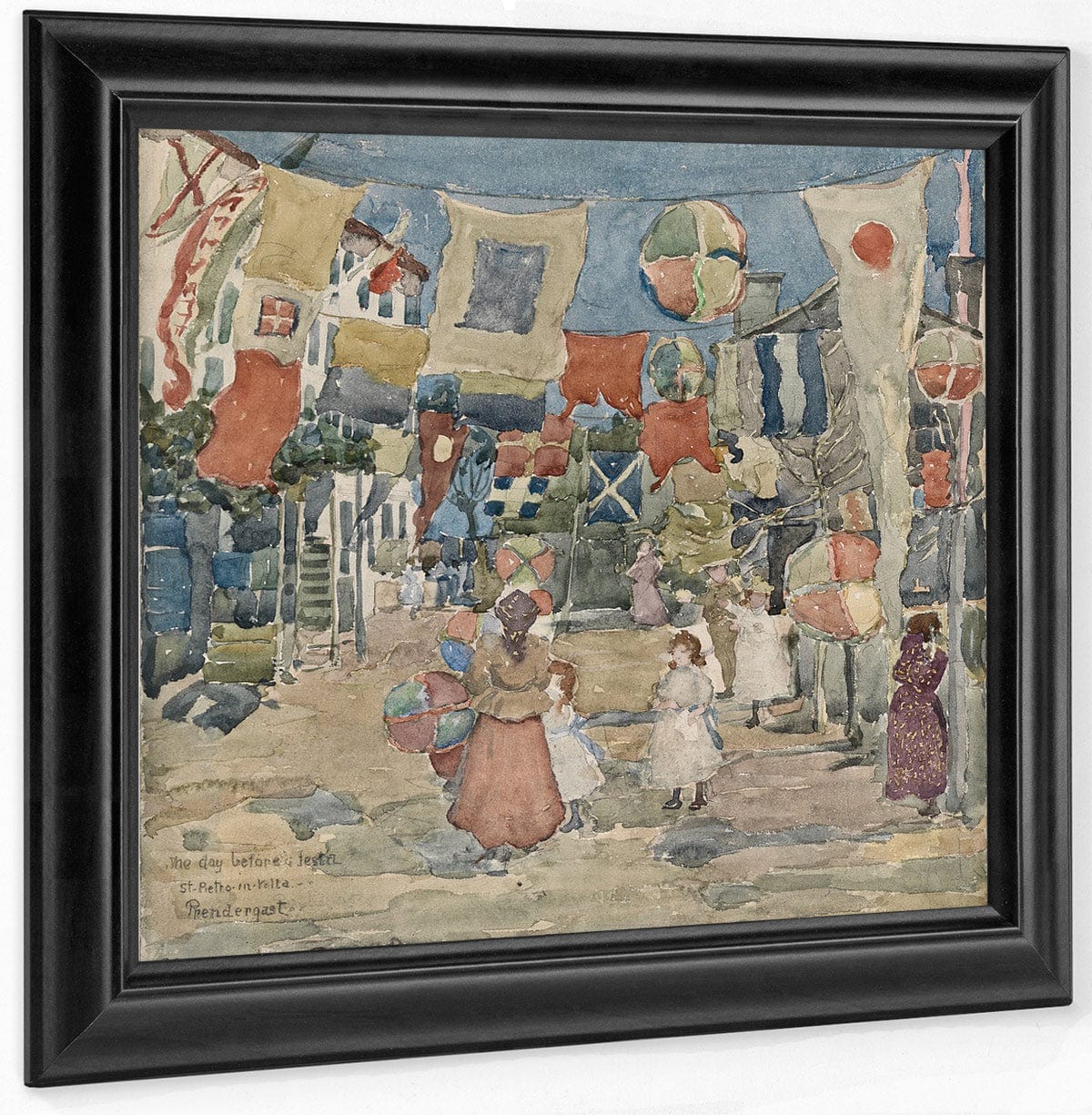 Fiesta Venice S. Pietro In Volta By Maurice Brazil Prendergast Fine Art Print