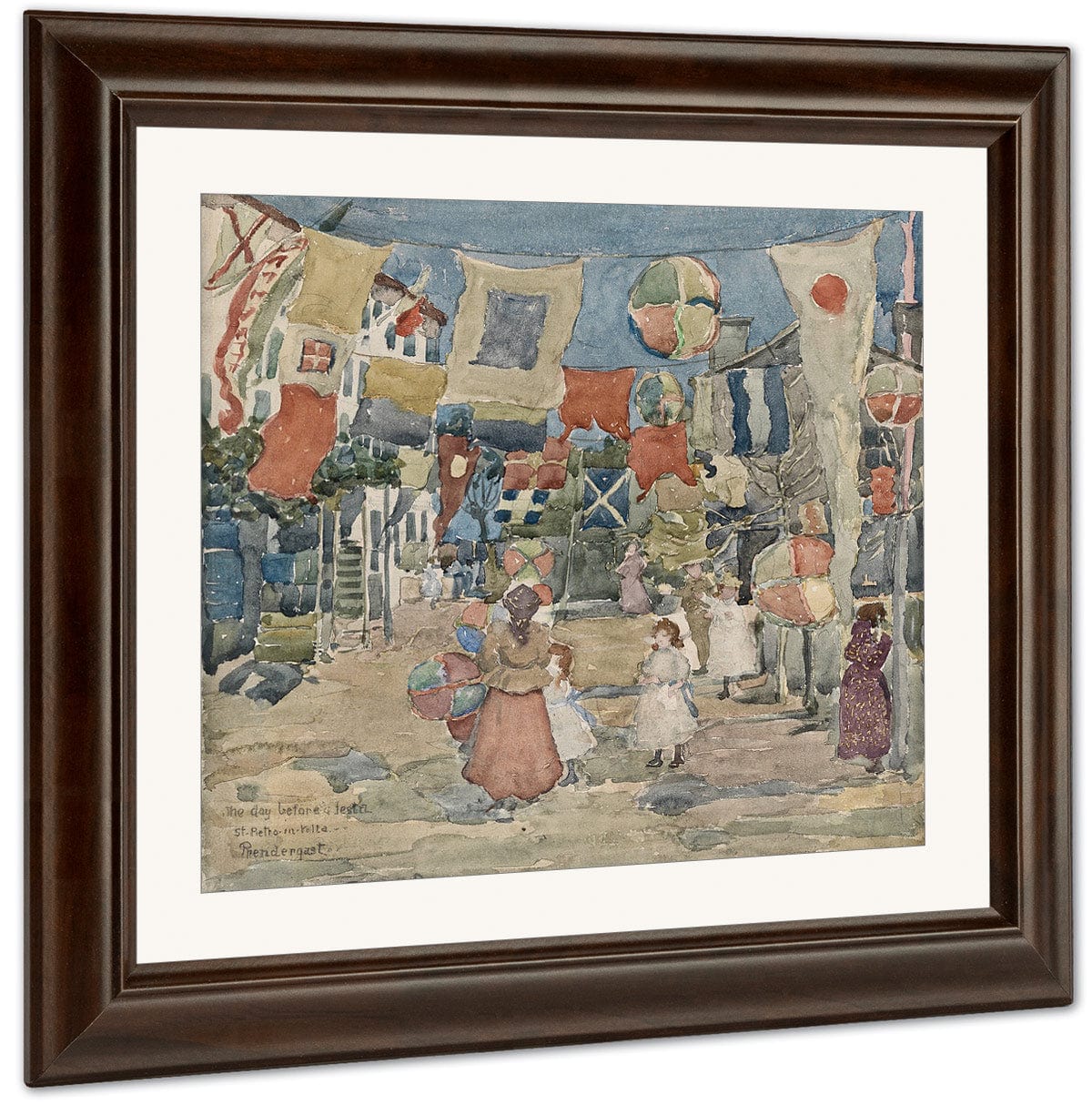 Fiesta Venice S. Pietro In Volta By Maurice Brazil Prendergast Fine Art Print