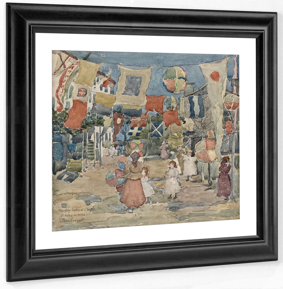 Fiesta Venice S. Pietro In Volta By Maurice Brazil Prendergast Fine Art Print