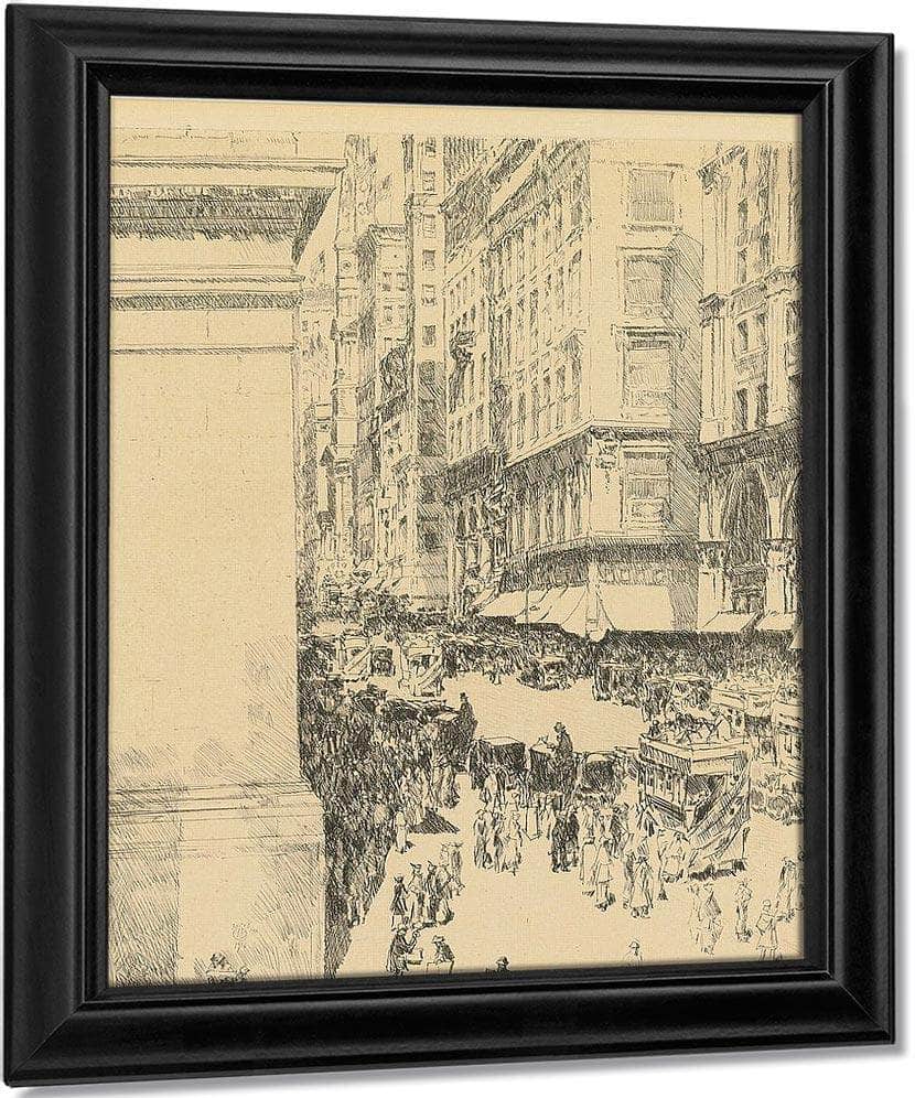 Fifth Avenue At Noon (Cortissoz & Clayton 77) By Childe Hassam Fine Art Print