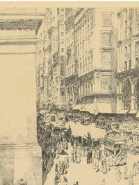 Fifth Avenue At Noon (Cortissoz & Clayton 77) By Childe Hassam Fine Art Print