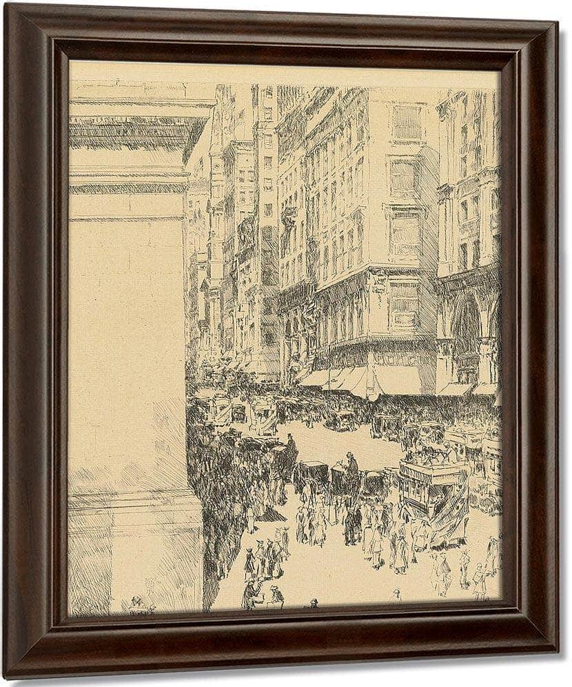 Fifth Avenue At Noon (Cortissoz & Clayton 77) By Childe Hassam Fine Art Print