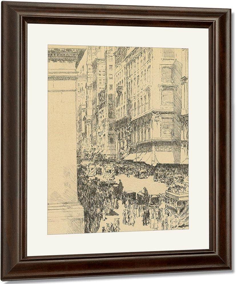 Fifth Avenue At Noon (Cortissoz & Clayton 77) By Childe Hassam Fine Art Print