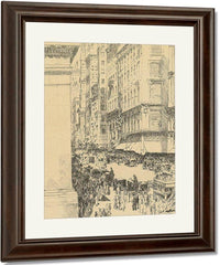 Fifth Avenue At Noon (Cortissoz & Clayton 77) By Childe Hassam Fine Art Print