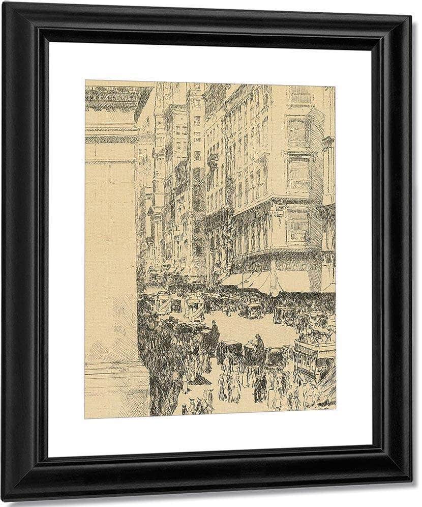 Fifth Avenue At Noon (Cortissoz & Clayton 77) By Childe Hassam Fine Art Print
