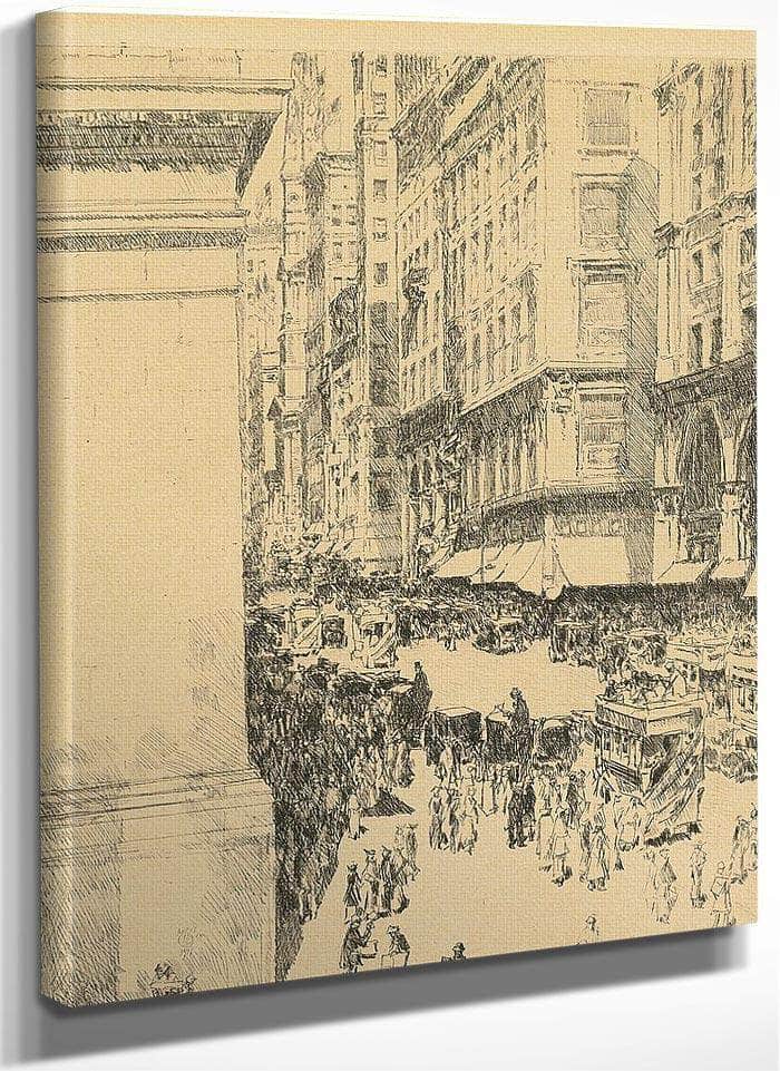Fifth Avenue At Noon (Cortissoz & Clayton 77) By Childe Hassam Fine Art Print