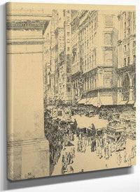 Fifth Avenue At Noon (Cortissoz & Clayton 77) By Childe Hassam Fine Art Print