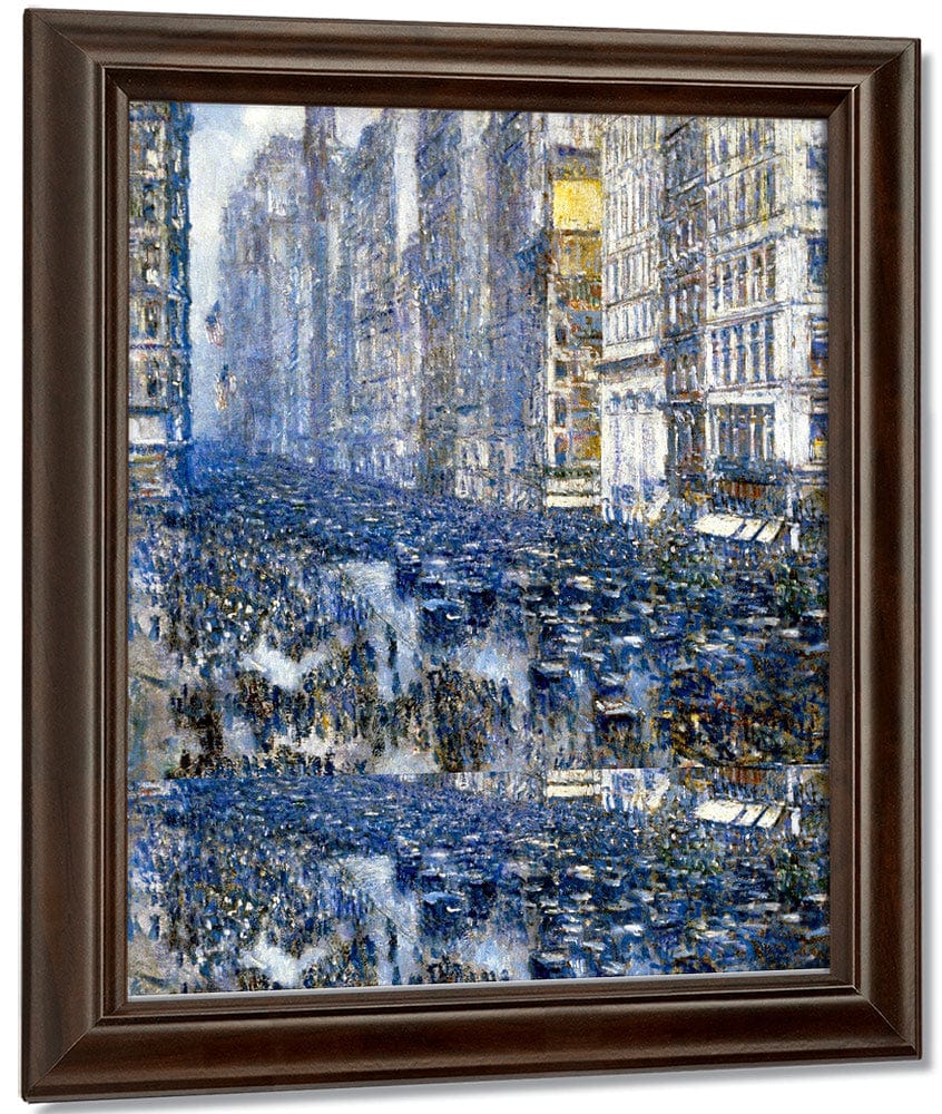 Fifth Avenue By Childe Hassam Fine Art Print