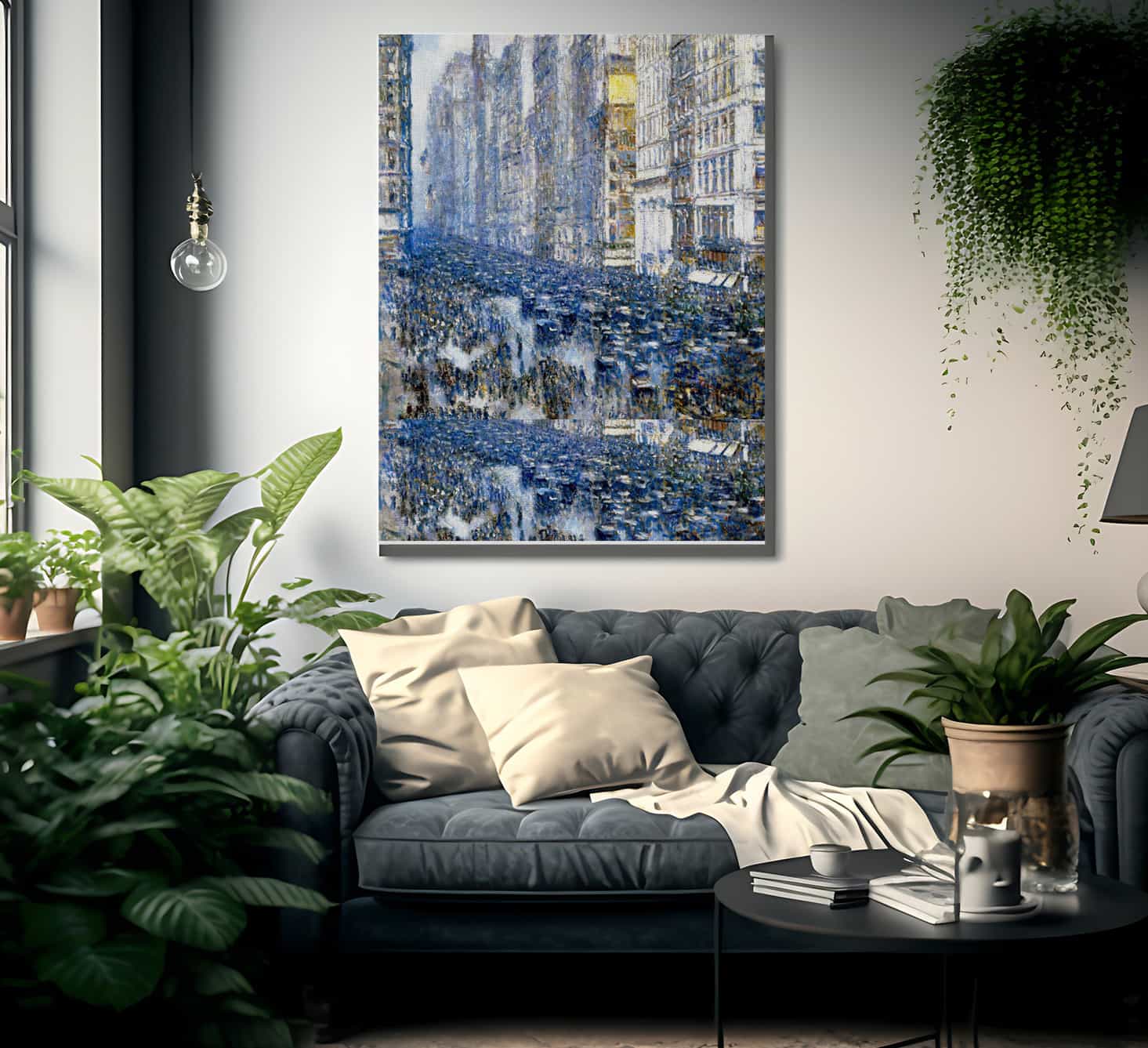 Fifth Avenue By Childe Hassam Fine Art Print
