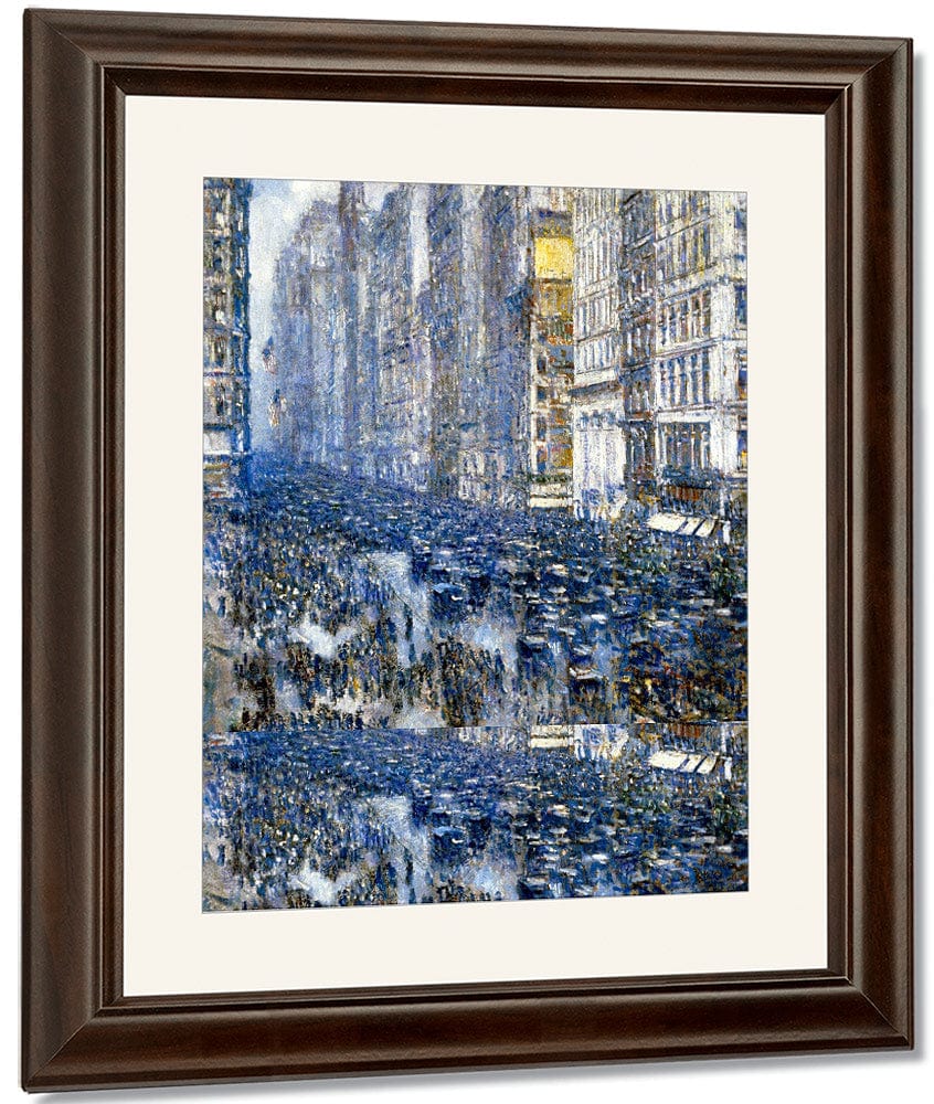 Fifth Avenue By Childe Hassam Fine Art Print