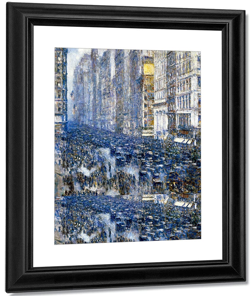 Fifth Avenue By Childe Hassam Fine Art Print