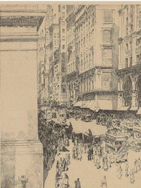 Fifth Avenue, Noon (Clayton & Cortissoz 77) By Childe Hassam Fine Art Print