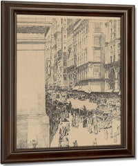 Fifth Avenue, Noon (Clayton & Cortissoz 77) By Childe Hassam Fine Art Print