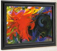 Fighting Forms By Franz Marc Fine Art Print