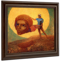 Figure 1876 Symbolism Pastel On Paper Rothschild Art Foundation Md By Odilon Redon Fine Art Print