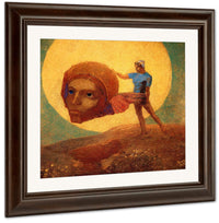 Figure 1876 Symbolism Pastel On Paper Rothschild Art Foundation Md By Odilon Redon Fine Art Print