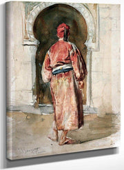 Figure Of A Tunisian Man Seen From Behind By John Singer Sargent Fine Art Print