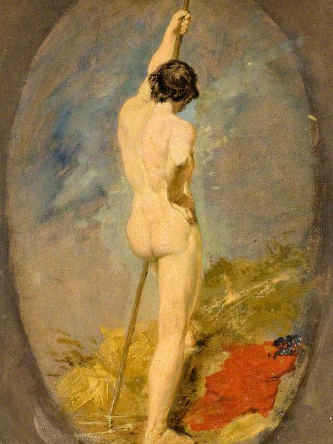 Figure Study By William Etty Fine Art Print
