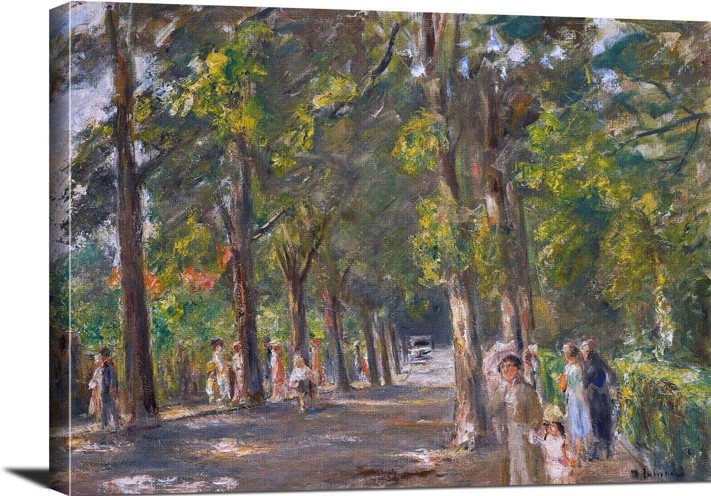 Figures Grosse Seestrasse Wannsee Painting Max Liebermann Canvas Art Fine Art Print