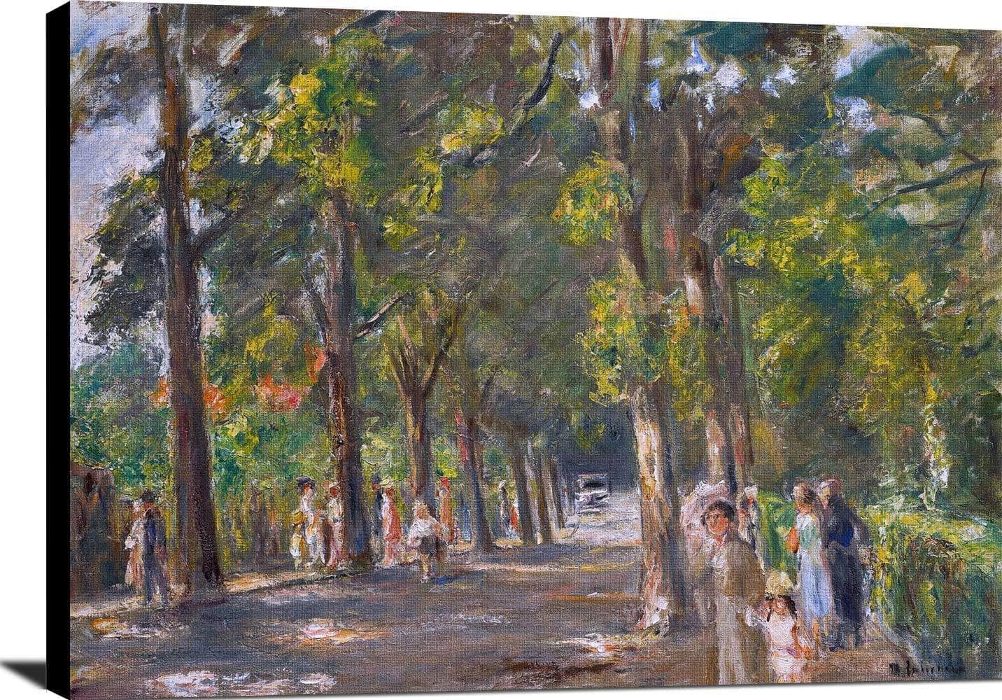 Figures Grosse Seestrasse Wannsee Painting Max Liebermann Canvas Art Fine Art Print