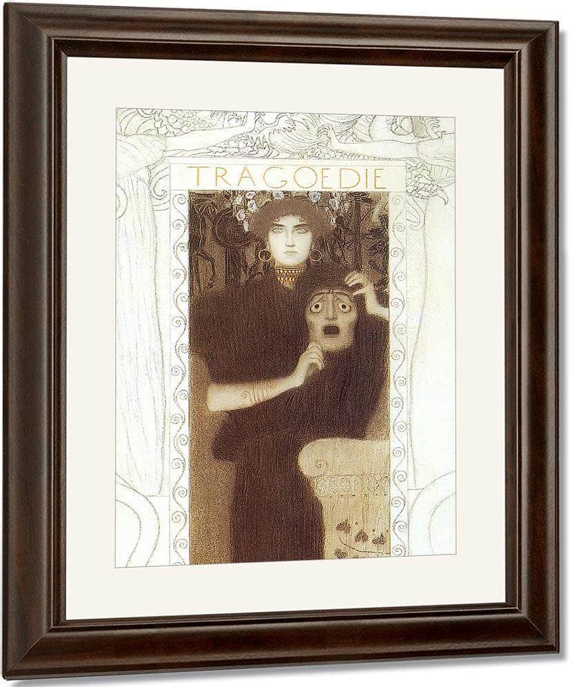 Final Drawing For The Allegory Of Tragedy By Gustav Klimt Fine Art Print